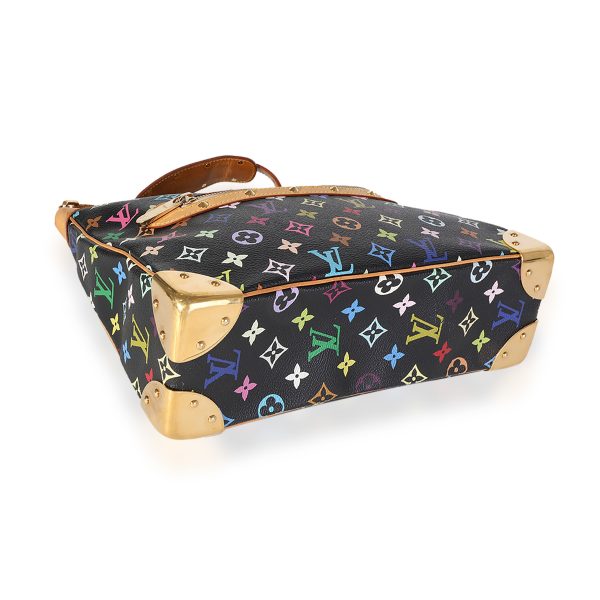 118783 ad1 Louis Vuitton x Takashi Murakami Monogram Multicolore Boulogne Black