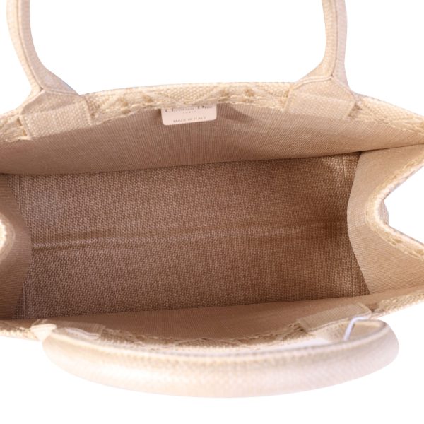 118797 av Dior Natural Raffia Medium Book Tote