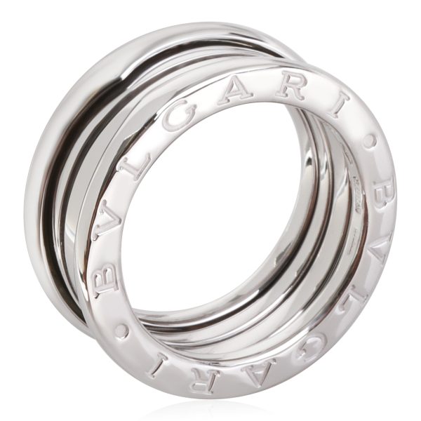 118857 pv BVLGARI Bzero1 3 Spiral Ring in 18k White Gold