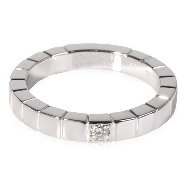 Rings Cartier Lanieres Diamond Band in 18k White Gold 006 CTW