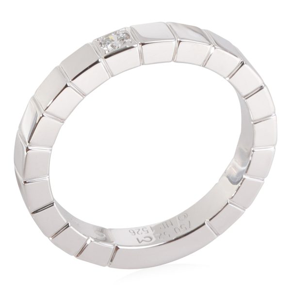 Band White Gold Cartier Lanieres Diamond Band in 18k White Gold 006 CTW