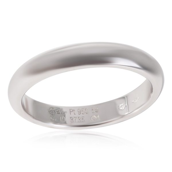 118861 av Cartier 1895 Band in 950 Platinum