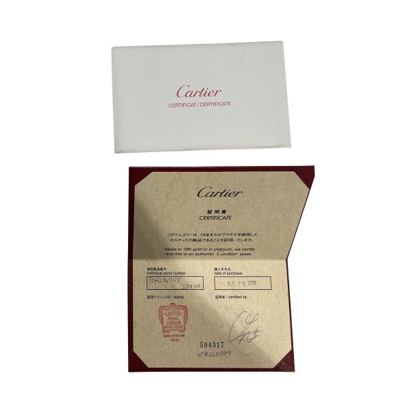 118861 box Cartier 1895 Band in 950 Platinum