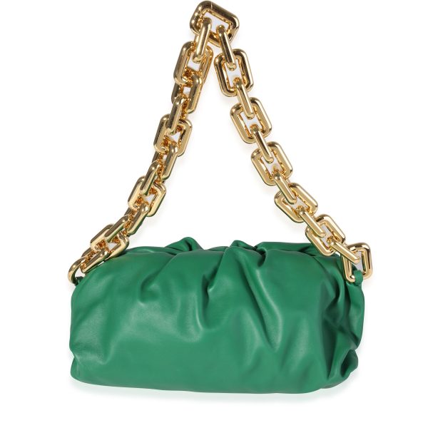 118884 bv 01f58c37 2185 481d ab49 c03309dd29a1 Bottega Veneta Racing Green Lambskin Chain Pouch