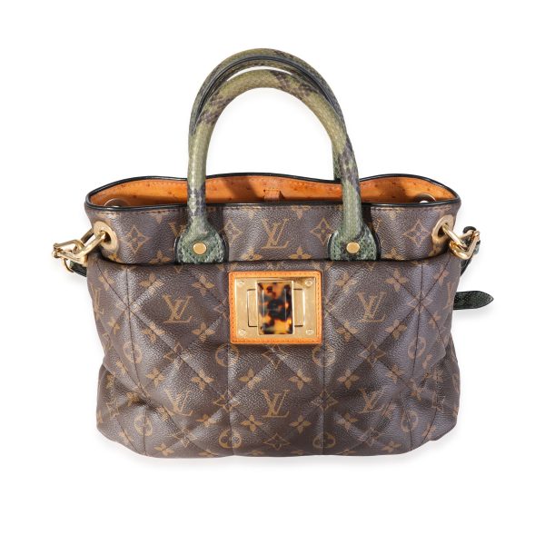 118913 fv Louis Vuitton Monogram Canvas Python Etoile Exotique Bag