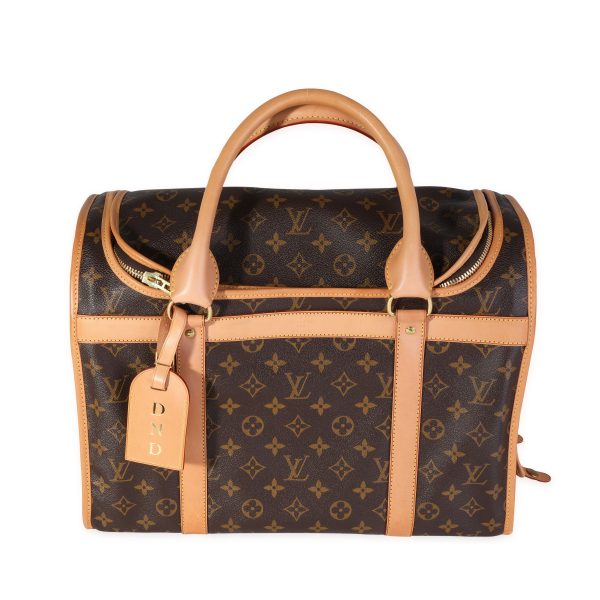 119001 fv Louis Vuitton Monogram Canvas Dog Carrier 40