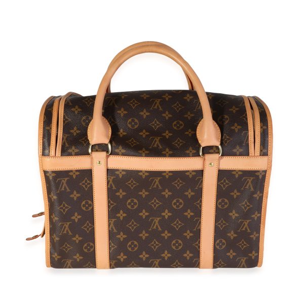 119001 pv Louis Vuitton Monogram Canvas Dog Carrier 40