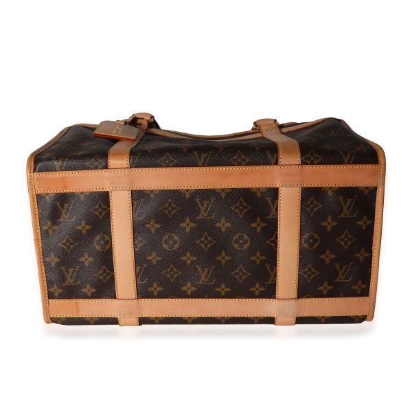 119001 stamp Louis Vuitton Monogram Canvas Dog Carrier 40