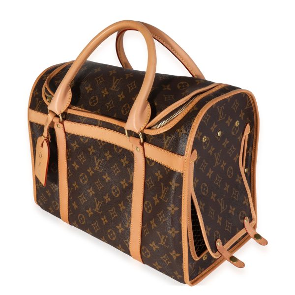 119001 sv Louis Vuitton Monogram Canvas Dog Carrier 40