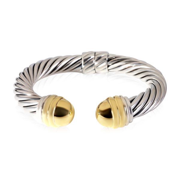 119011 fv 4c4fecbc 57d6 42bb bf58 7d6e2f83e83c David Yurman Cable Classic Bracelet in 14k Yellow GoldSterling Silver