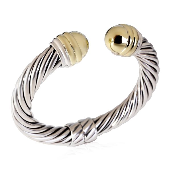 119011 pv 52a8e022 0c59 45bf a9fc c5da7cc1ff1d David Yurman Cable Classic Bracelet in 14k Yellow GoldSterling Silver