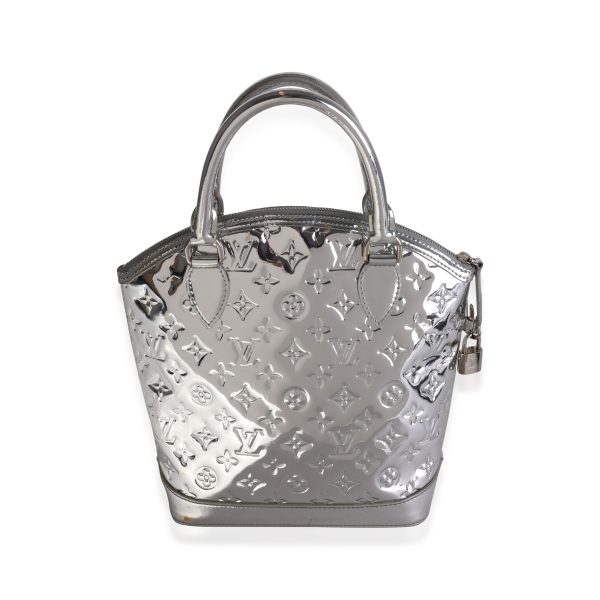 119092 fv Louis Vuitton Silver Monogram Miroir Lockit PM