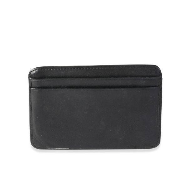 119147 pv Chanel Black Quilted Lambskin Ligne Cambon Card Holder