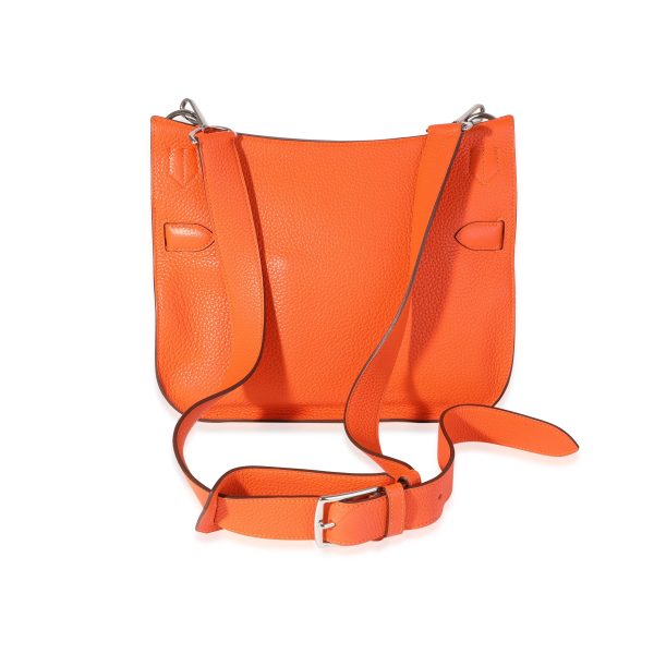 119154 pv ad4d0f0f c15d 4bf4 9287 87359a0c003f Hermès Orange Clémence Jypsiere 31 PHW