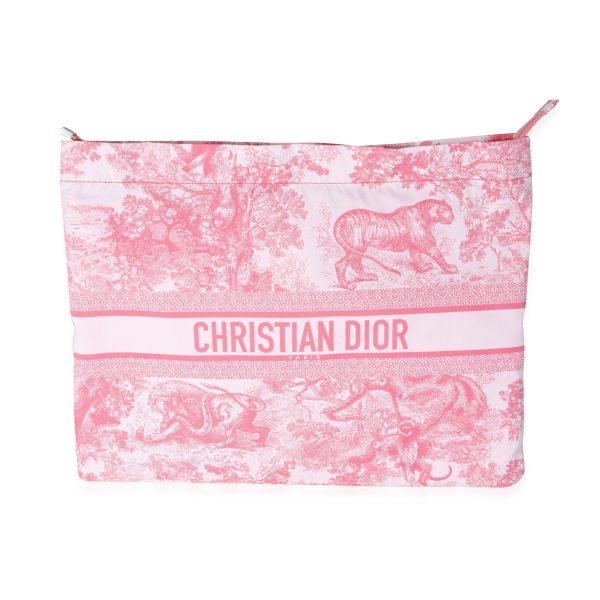 119215 fv 07ae8d6e 9895 4ddb 9e16 09d99d7f4097 Dior Rouge Toile De Jouy DiorTravel Zipped Pouch