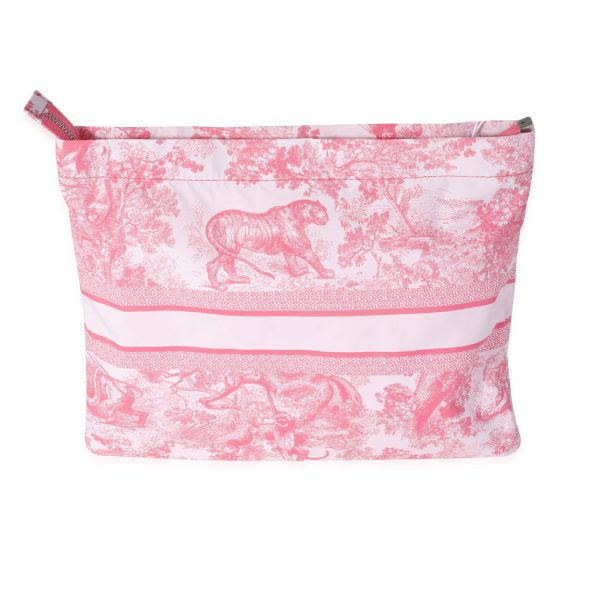 119215 pv 670d751b 7b77 4ced b056 c3d4d1261264 Dior Rouge Toile De Jouy DiorTravel Zipped Pouch