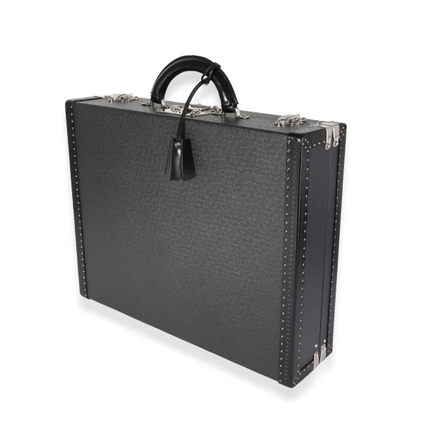 119230 sv Louis Vuitton Black Taiga Leather President Briefcase