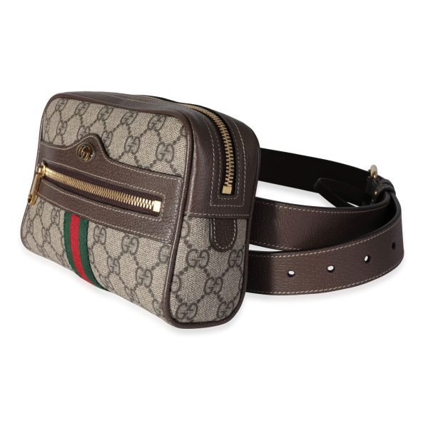 119294 sv bea6645d 7dc0 4fb3 b52f ff4a1fc65d20 Gucci Brown GG Supreme Ophidia Small Belt Bag 7530