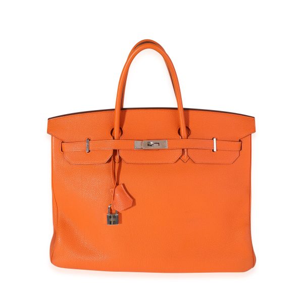 119361 fv bd54833f 729d 433a 84a2 4a8a0f1d61af Hermès Orange Togo Birkin 40 PHW