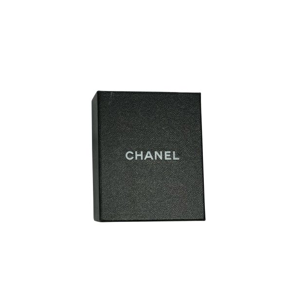 119382 box Chanel Silver Tone Crystal CC Pendant