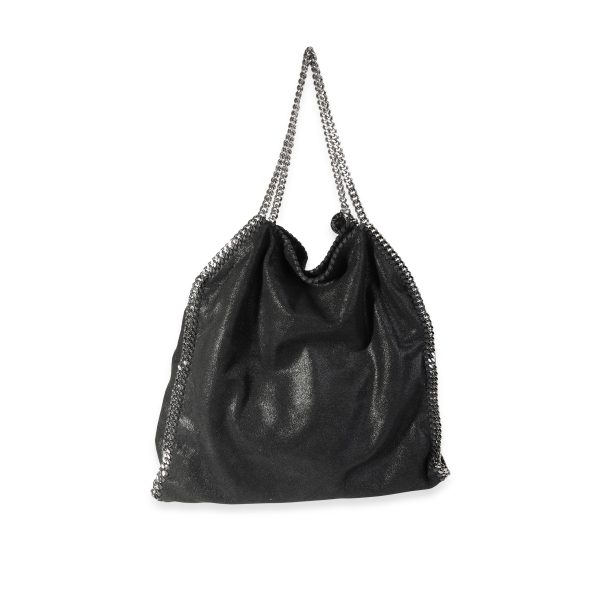 119424 pv c1daf142 83c1 4237 90f0 83bf0bf6f8b6 Stella McCartney Black Shaggy Deer Falabella Tote