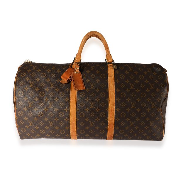 119564 fv Louis Vuitton Vintage Monogram Canvas Keepall 60