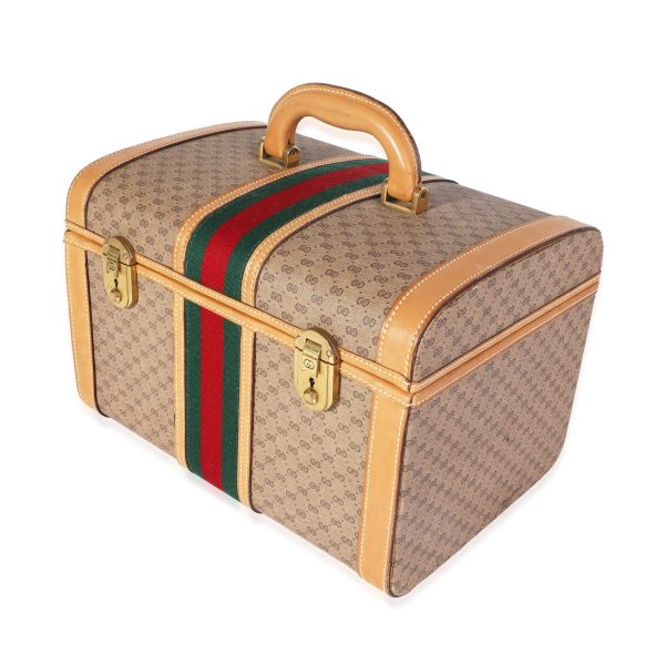 119682 sv 951918e6 f6cc 46d2 bfc1 fbcf53ff39e1 Gucci Vintage GG Coated Canvas Web Train Case