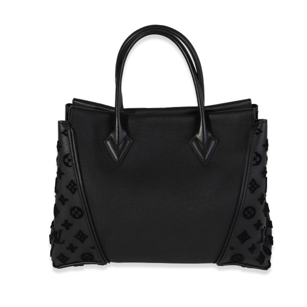 119739 fv Louis Vuitton Black Veau Cachemire Calfskin W Tote