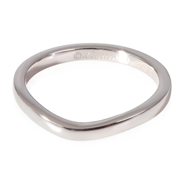 Rings Cartier Ballerine Curved Wedding Band in Platinum