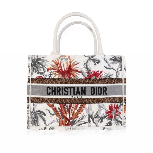 119886 fv b171a17b e279 4662 8e1c cb280a4459a5 Dior Multicolor Toile De Jouy Tropicalia Embroidery Medium Book Tote