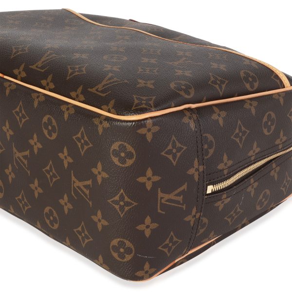 119954 box Louis Vuitton Brown Monogram Canvas Deauville Bag