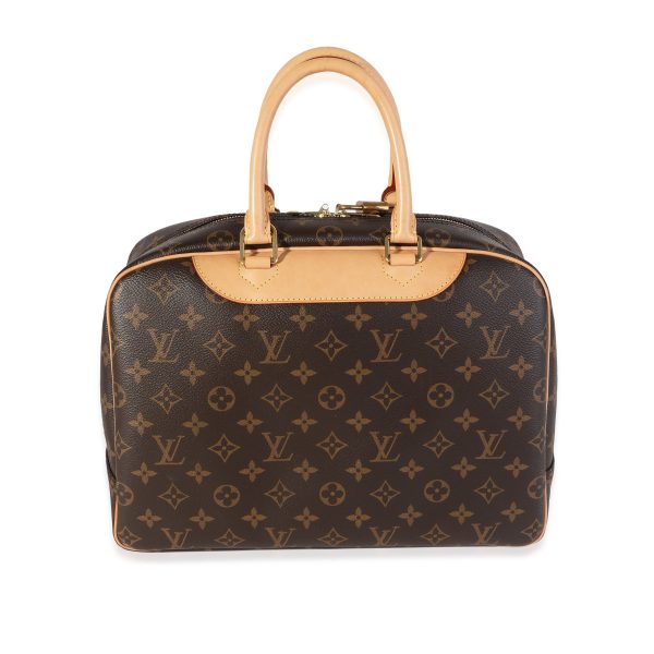 119954 pv Louis Vuitton Brown Monogram Canvas Deauville Bag