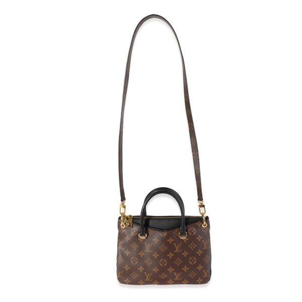 119958 stamp cf1efbc8 a1a1 4534 b035 f389b04ef1eb Louis Vuitton Monogram Canvas Black Leather Pallas BB