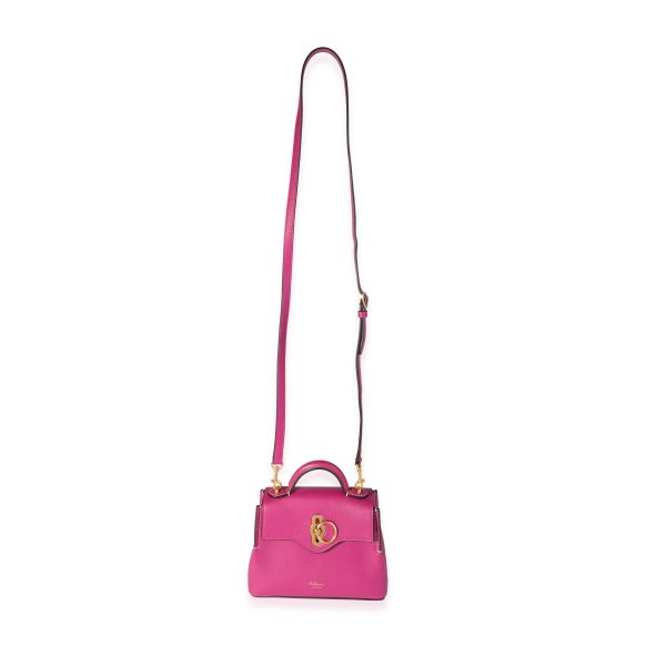 119963 bv 255f48f3 6313 41b4 97aa 810c9663b725 Mulberry Deep Pink Silky Calf Micro Seaton Bag