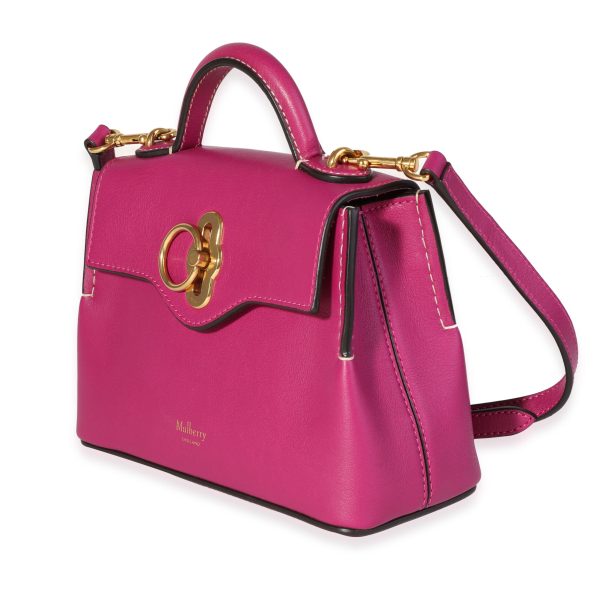 119963 sv 3e002c2f 1ad3 4099 a13a 5cf45373ad1f Mulberry Deep Pink Silky Calf Micro Seaton Bag