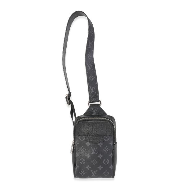 119965 bv 14e88428 d152 49ce 9465 3762a83c1b5a Louis Vuitton Black Taigarama Outdoor Slingbag