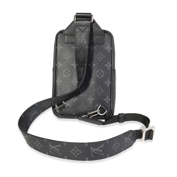 119965 stamp f093d419 3d07 4fe5 8962 1b59822e53dd Louis Vuitton Black Taigarama Outdoor Slingbag