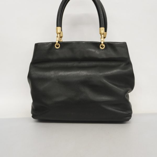 12 Chanel Tote Bag Leather Black