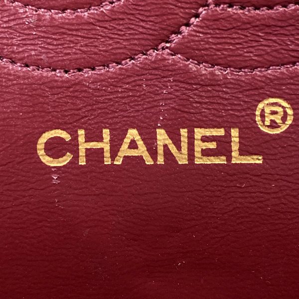 12 Chanel Matelasse Chain Shoulder Bag Coco Mark Black