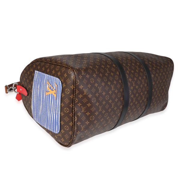 120060 box Louis Vuitton Monogram Patchwork Keepall Bandoulière 50