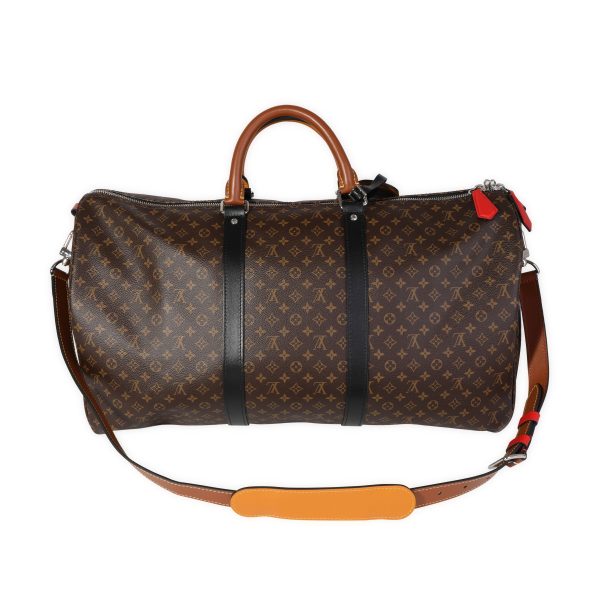 120060 pv Louis Vuitton Monogram Patchwork Keepall Bandoulière 50