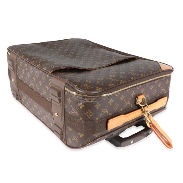 120071 clasp Louis Vuitton Monogram Canvas Pégase 55 Suitcase