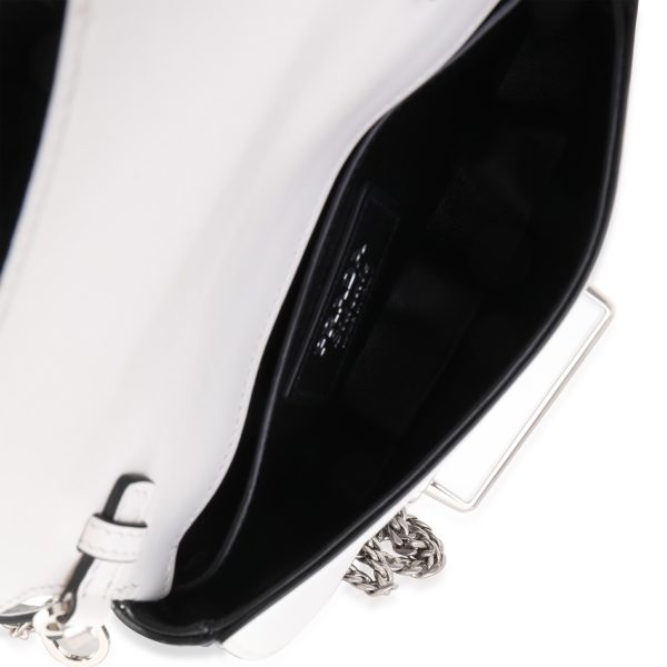 120147 ad1 9825bd98 e96e 4ad0 8d01 ead1c858df46 Prada Black White City Calf Leather Sidonie Belt Bag