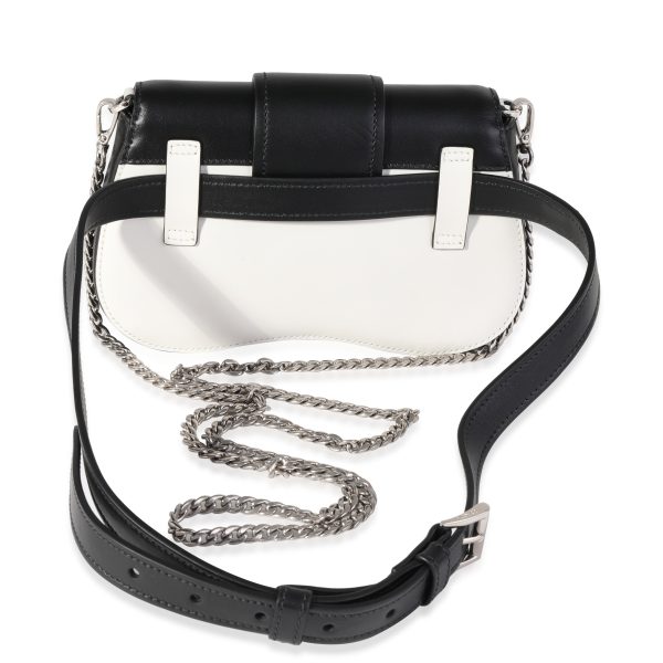 120147 pv 23af9d10 0030 4fc4 85ad d338aac7e9bd Prada Black White City Calf Leather Sidonie Belt Bag