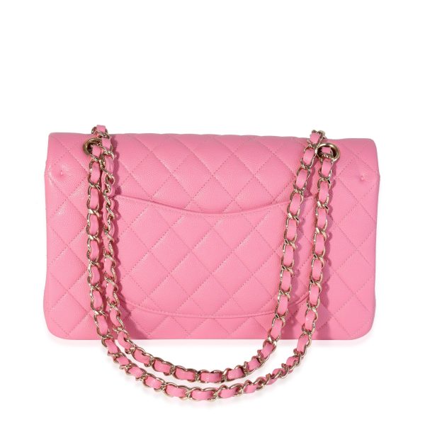 120203 pv 5369c2d7 5cda 40db a20f be71d970b311 Chanel Pink Quilted Caviar Medium Classic Double Flap Bag