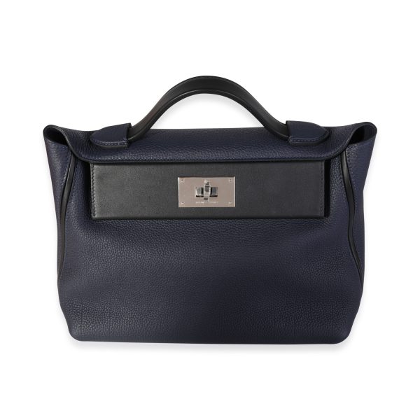 120214 fv Herm√®s Bleu Nuit Togo Black Swift 2424 29 PHW