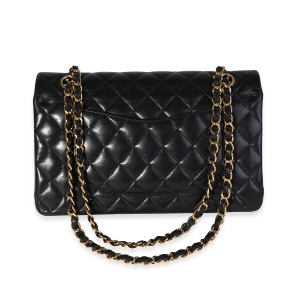 120221 pv 44041588 98c3 4ab1 853a fc7b19f60910 Chanel Black Quilted Lambskin Medium Classic Double Flap Bag