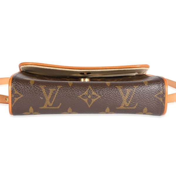 120244 stamp Louis Vuitton Monogram Canvas Florentine Belt Bag