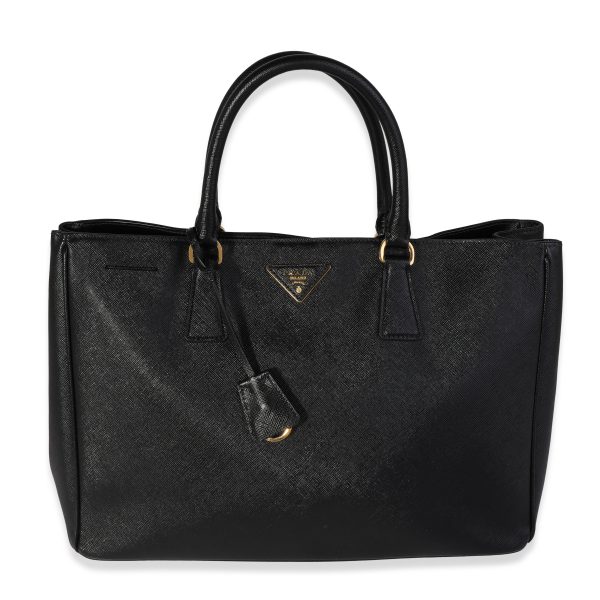 120298 fv 4be0842c 9939 4999 9b6d 97b6d323b93a Prada Black Saffiano Lux Large Tote