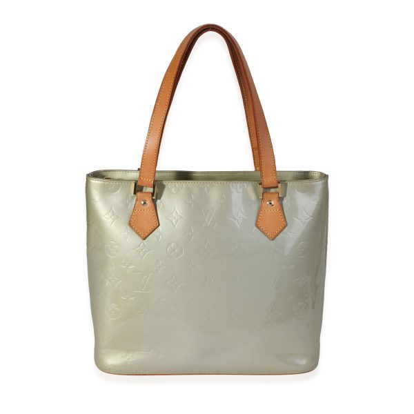 120342 fv Louis Vuitton Silver Monogram Vernis Houston Tote